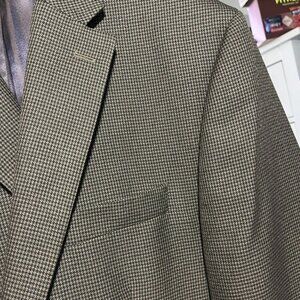 Ralph Lauren Men's 42R Sport Coat (Brown Houndstooth)